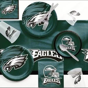 Philadelphia Eagles Party Set : 64 pieces